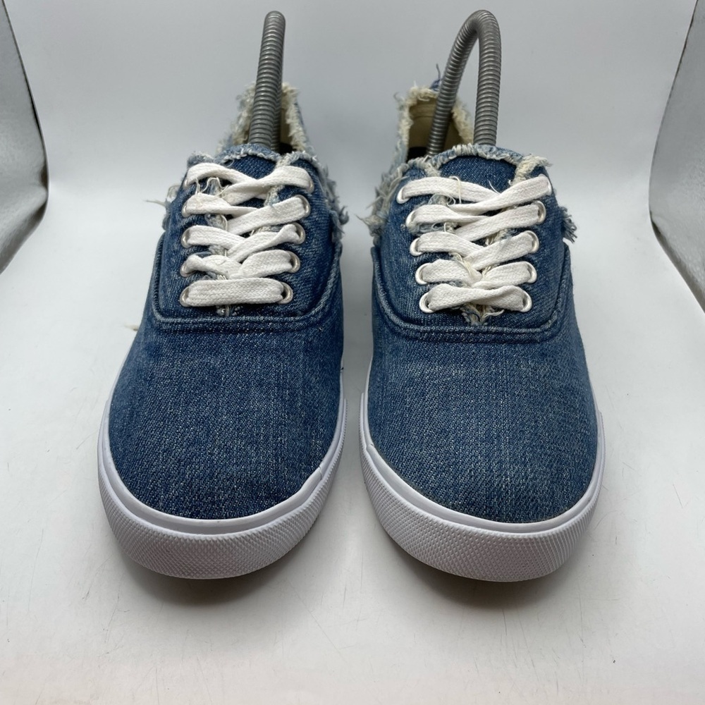 Sam Edelman Calla womens blue denim sneakers size 7 - Picture 4 of 9